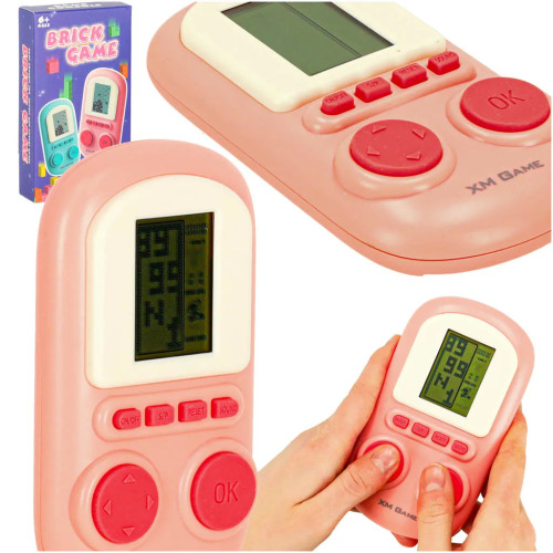 Electronic Arcade Games Portable Console in pink