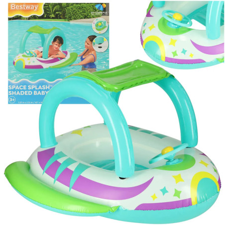 BESTWAY 34149 Inflatable pontoon with car steering wheel