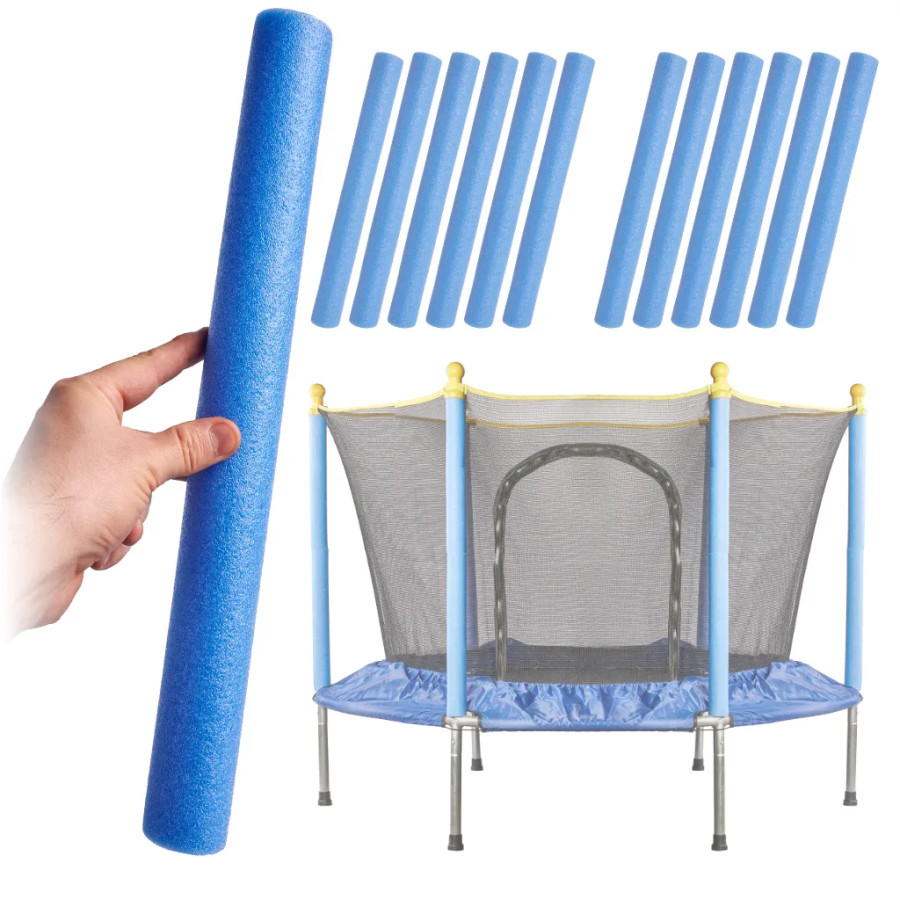 Protective foam sleeves for trampoline poles