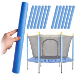 Protective foam sleeves for trampoline poles