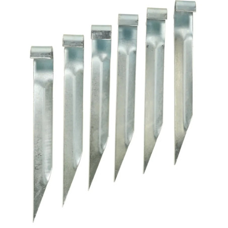 Anchors for attaching trampoline hooks