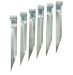 Anchors for attaching trampoline hooks