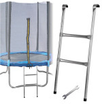 Metal trampoline ladder