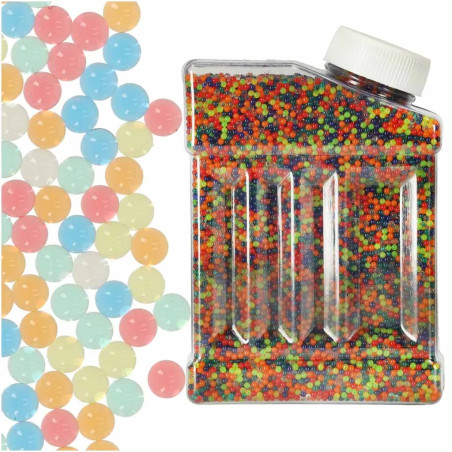 Multicoloured 250 g 50 000 pcs. hydrogel flower pistol beads. 7-8 mm