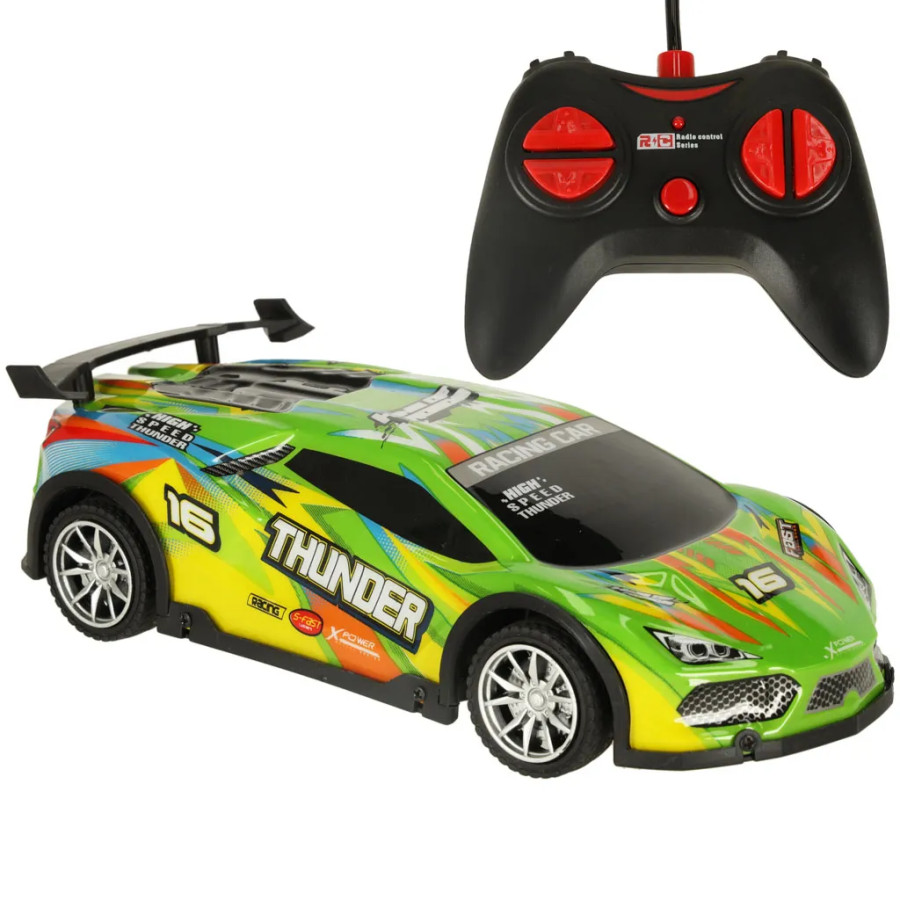 RC sports car green