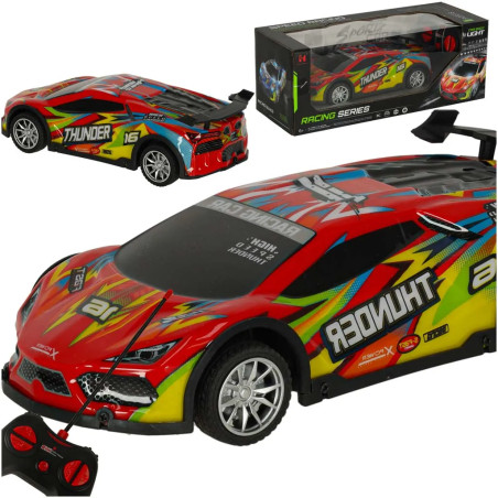 RC sportauto punane