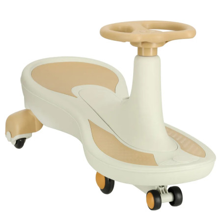 Gravity roller coaster LED wheels with music 76cm gold and white max. 120kg