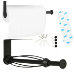 Kitchen paper towel holder clamp