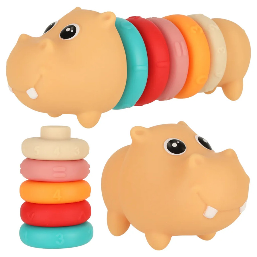 Hippo sensory blocks educational soft puzzles
