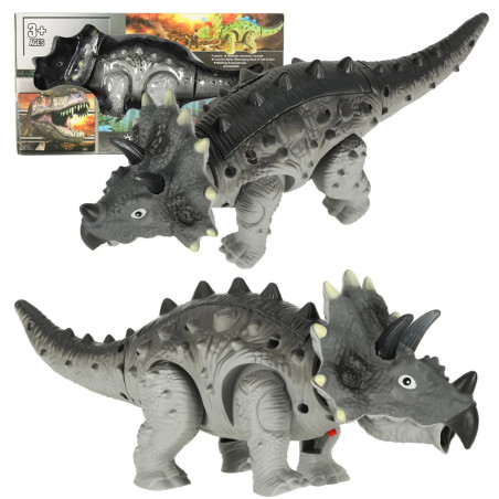 RC Triceratops remote-controlled dinosaur walks lights roars