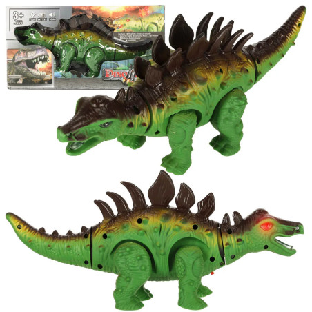 Remote Controlled Dinosaur RC Stegosaurus walks shines roars roars