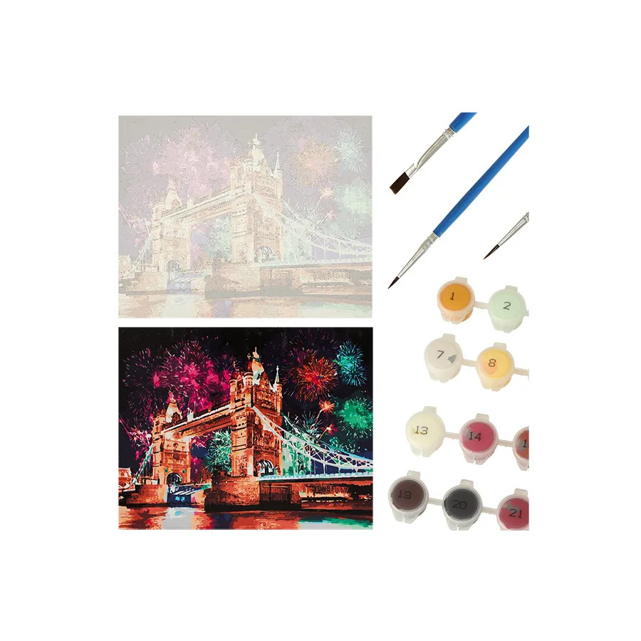 Maalimine numbrite järgi 40x50 cm sild