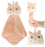 Nursery hand towel 42x25cm pink rabbit